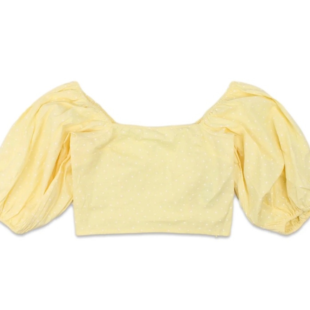 Billabong X Salty Blonde yellow top